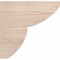 Ekena Millwork Crestline Smooth Rafter Tail, Douglas Fir, 5 1/2"W x 12"H x 12"L RFT06X12X12CRE00SDF - alternate 2